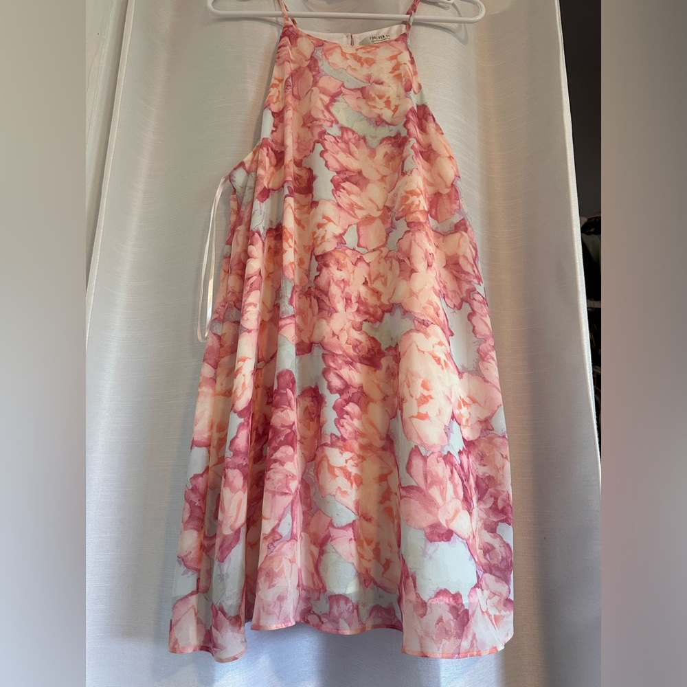Pink Pastel Floral Dress